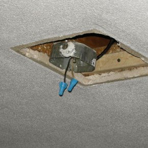 Hole in the&nbsp;ceiling