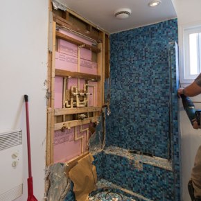 Shower demolition