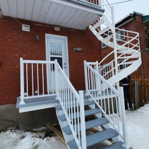 Railings, steps &&nbsp;balcony